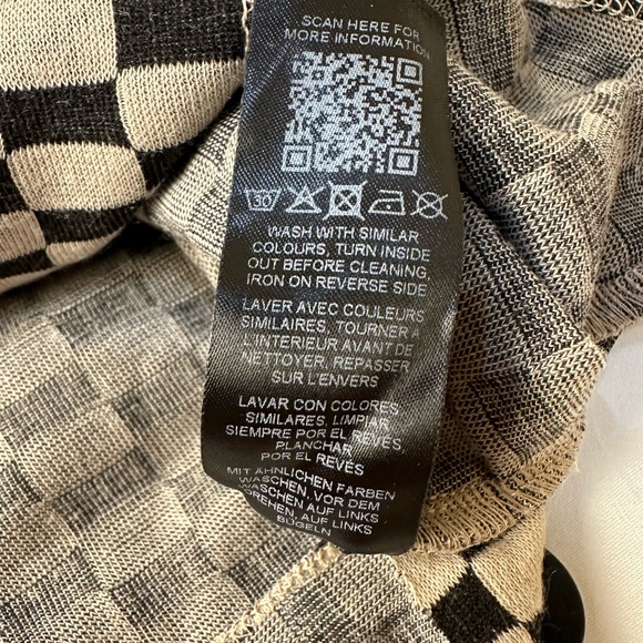 ASOS Design Jersey Crop Suit Blazer in Checkerboard Print - Picture 9 of 9